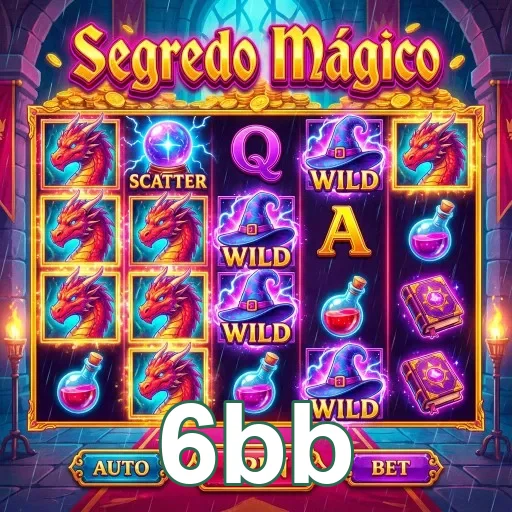 Ilustração de Experimente a Diversão dos Jogos de Slots no 6bb